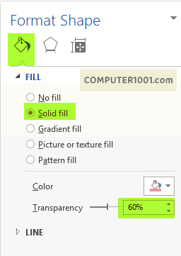 Cara Membuat Shape Transparan di Word