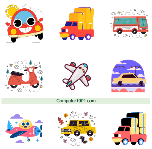 Cara Membuat Simbol Transportasi dengan Insert Pictures