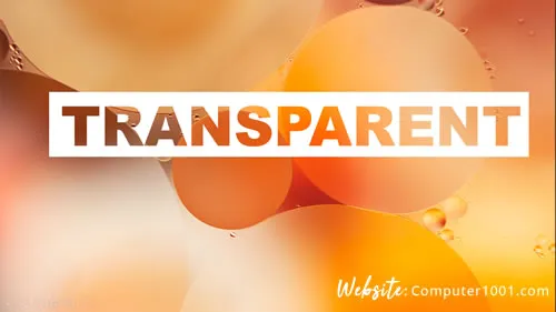 Cara Membuat Teks Transparan dengan Merge Shapes