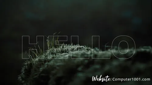 Cara Membuat Teks Transparan dengan Outline