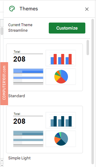 Cara Memilih Theme Google Sheets Cara Memilih Theme Google Sheets