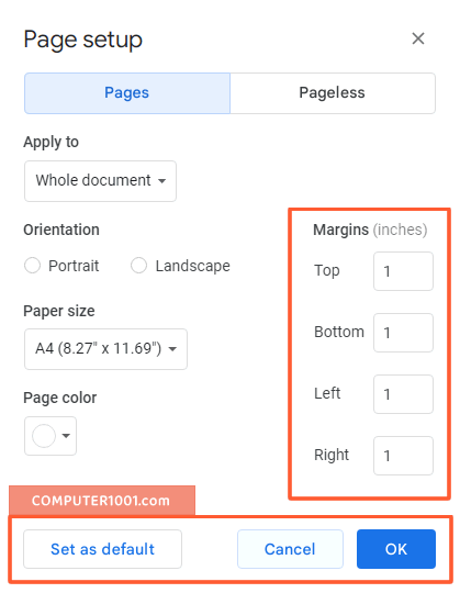 Cara Mengatur Margin Google Docs Cara Mengatur Margin Google Docs