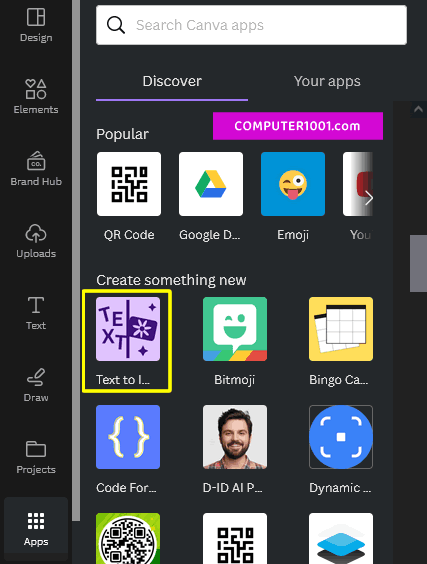 Cara Menggunakan Text To Image Canva di Komputer Cara Menggunakan Text To Image Canva di Komputer
