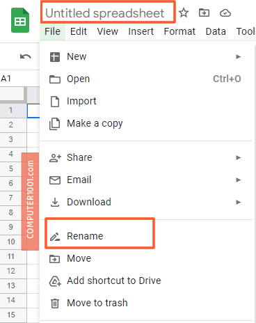 Cara Mengubah Nama File Google Sheets Cara Mengubah Nama File Google Sheets