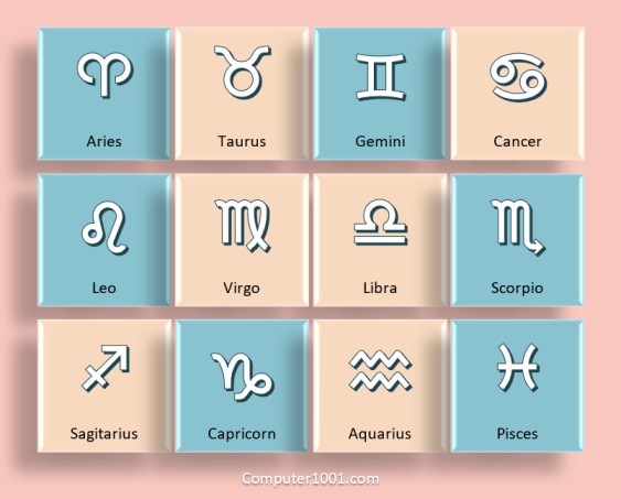 Cara Menyisipkan Lambang Zodiak di Word, Excel, PowerPoint