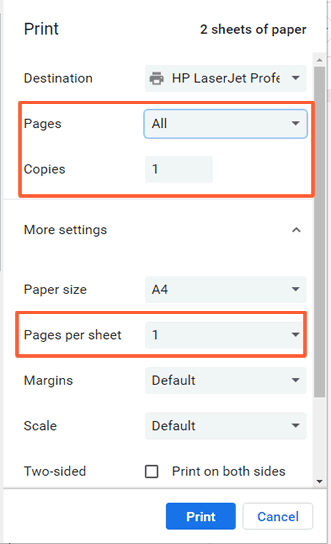 Cara Print dari Google Docs Cara Print dari Google Docs