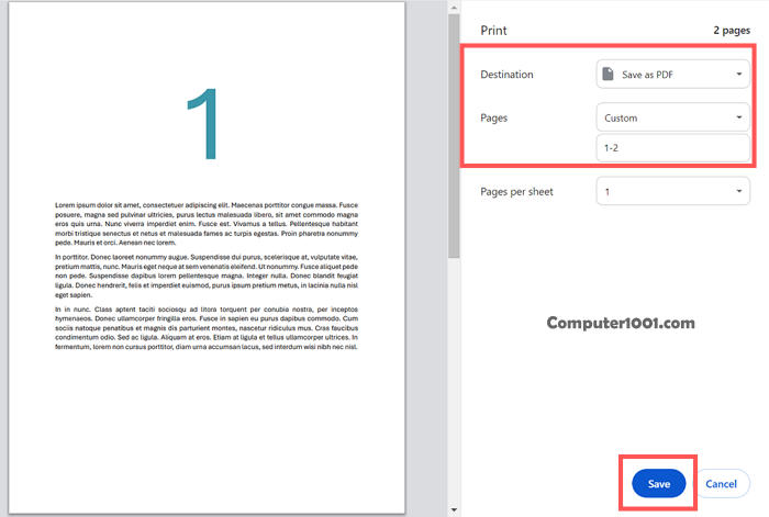 Cara Setting Ekstrak Halaman Tertentu PDF di Chrome