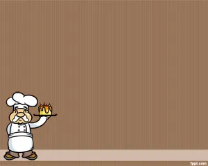 Chef PowerPoint Template - Template Power Point Lucu