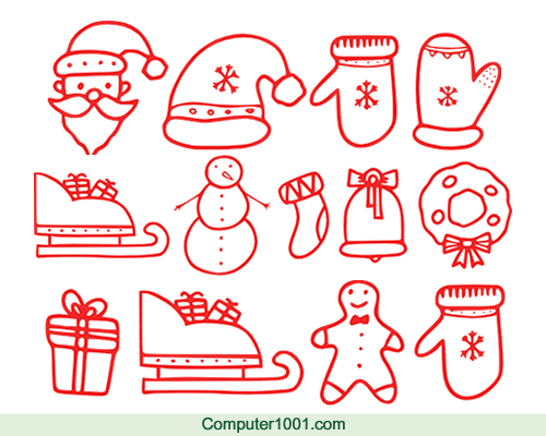 Font Gambar Natal Chrisdood Font Gambar Natal Chrisdood