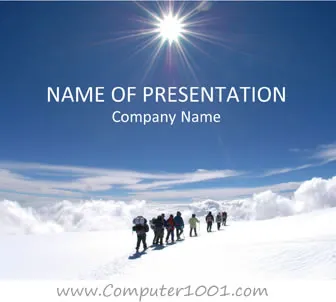 Climbing Kilimanjaro PPT Template
