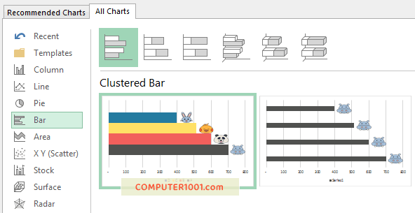 Clustered Bar Multi Warna Clustered Bar Multi Warna
