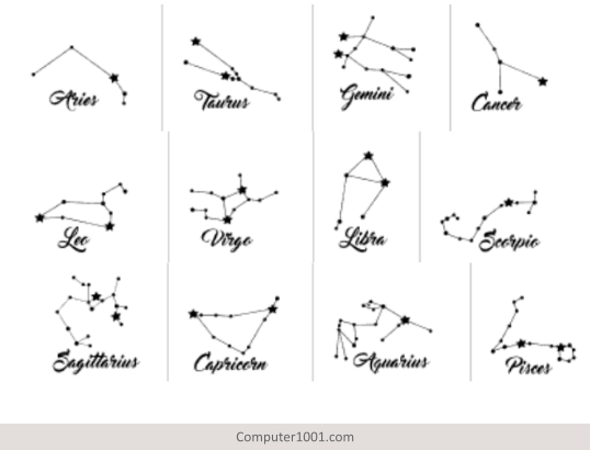 Font Constellations Ostia
