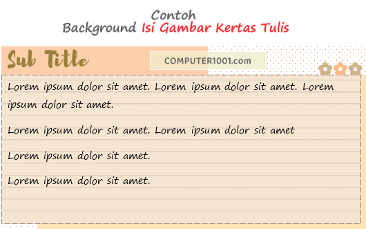 Contoh Background Isi Gambar Kertas Tulis Contoh Background Isi Gambar Kertas Tulis