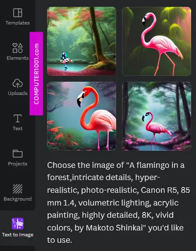 Contoh Deskripsi Detil Text to Image Canva Gambar Flamingo Contoh Deskripsi Detil Text to Image Canva Gambar Flamingo
