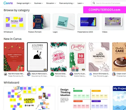 Contoh desain di Canva Contoh desain yang bisa dibuat di Canva
