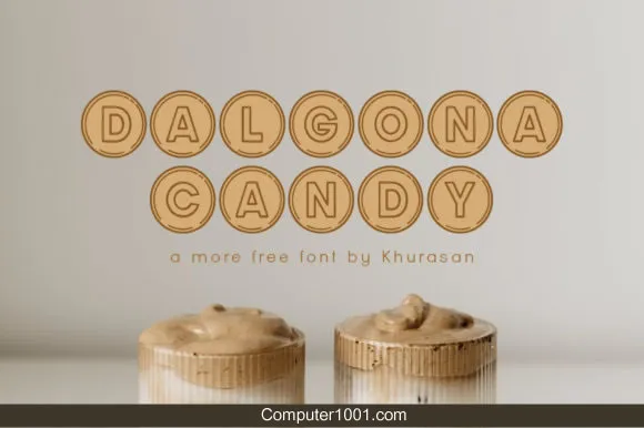 Font Tulisan Tangan Dalgona Candy