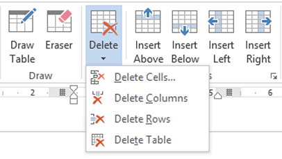 Cara Delete Sel Baris Kolom Tabel Cara Delete Sel Baris Kolom Tabel