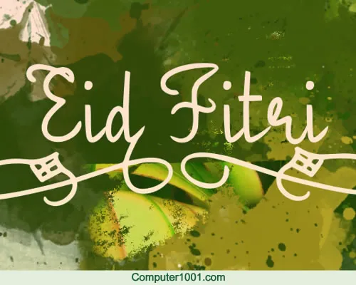 Eid Fitri Font Eid Fitri Font