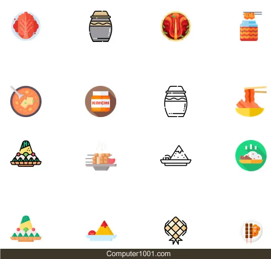 Emoji Makanan Korea - Indonesia Emoji Makanan Korea - Indonesia