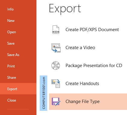 Change File Type