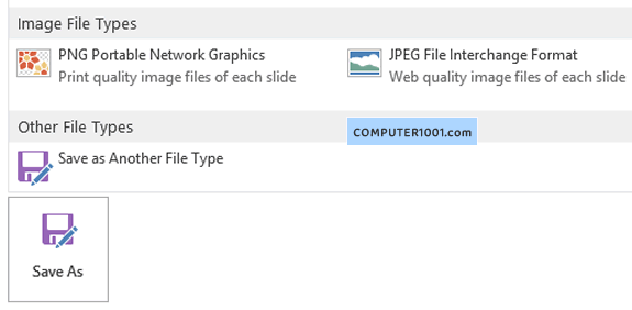 Image File Types Image File Types