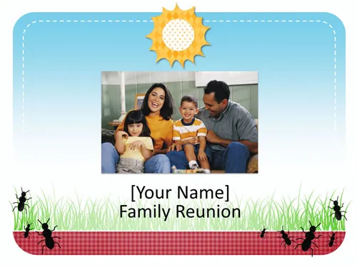 Family Reunion Photo Album PowerPoint Family Reunion Photo Album PowerPoint