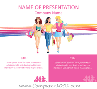 Fashionista PowerPoint Template