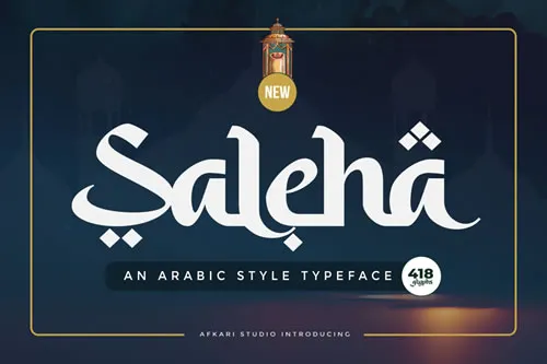 Font Arab Latin Saleha Font Arab Latin Saleha