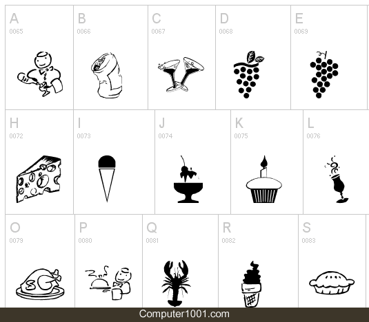 Font LP Food Font LP Food