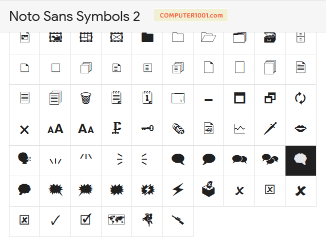 Contoh Font Noto Sans Symbols 2 Contoh Font Noto Sans Symbols 2