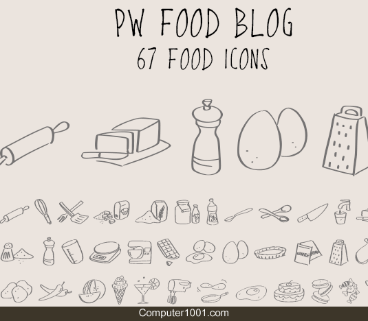 Font PW Foodblog Font PW Foodblog