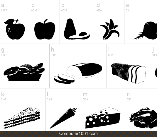 Font WM Food 1 Font WM Food 1