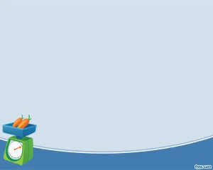 Template PPT Timbangan Makanan - Food Scale PowerPoint Template