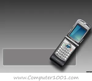 Free Cellphone PowerPoint Template