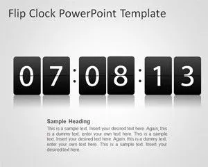 Free Flip Clock PowerPoint Template Free Flip Clock PowerPoint Template