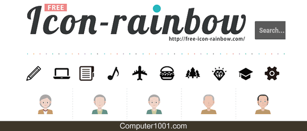 Free Icon Rainbow Website Icon Gratis