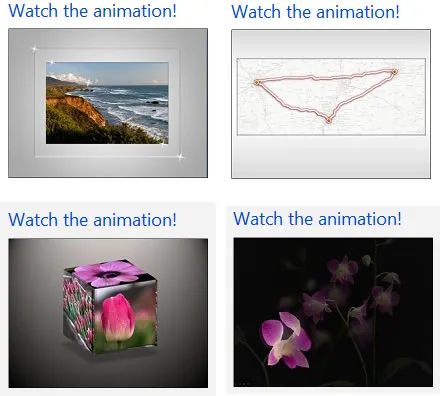 Animated picture effects - Template PowerPoint Animated picture effects - Template PowerPoint