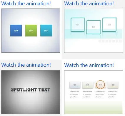 Animated text effects - PowerPoint Template Animated text effects - PowerPoint Template