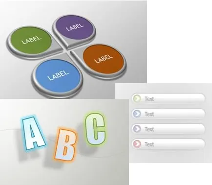 Static text effects - PowerPoint Template Static text effects - PowerPoint Template