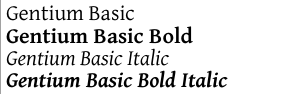 Gentium Basic - Font Gentium Basic - Font