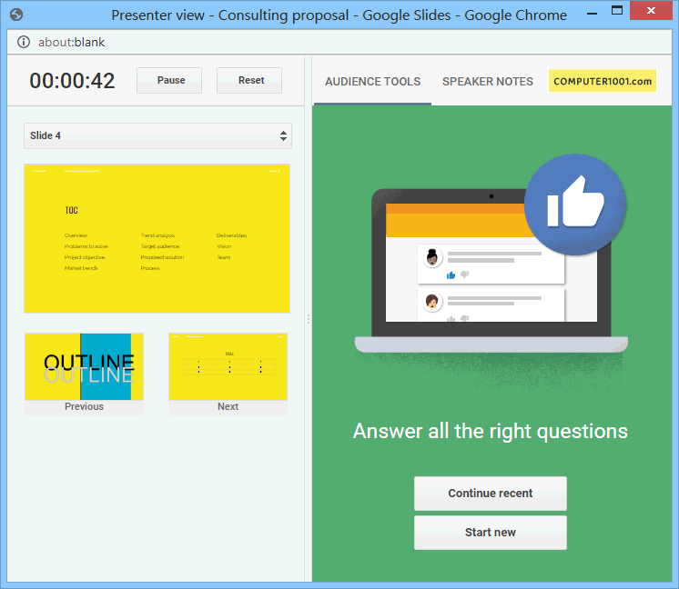 Audience Tools Google Slides Audience Tools Google Slides