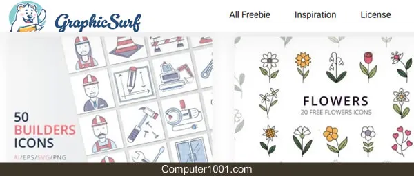 GraphicSurf Free Icons Website Gratis