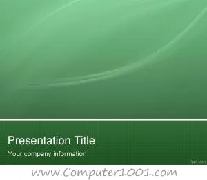 Green Hi Tech PowerPoint Template Green Hi Tech PowerPoint Template