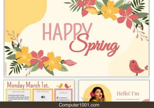 Happy Spring, Season Slides and Agenda