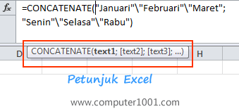 Tampilan formula Tampilan formula