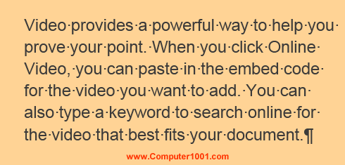 Hasil setelah spasi ekstra dihapus