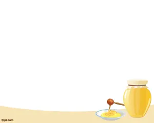 Template PPT Madu- Honey PowerPoint Templaten