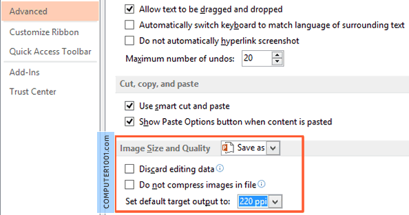 engaturan Image Size and Quality Pengaturan Image Size and Quality