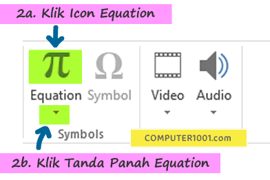 Insert Equation PowerPoint Cara membuat equation di PPT dengan Insert Equation PowerPoint