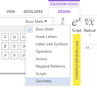 Kategori Simbol Equation Tools Kategori Simbol Equation Tools